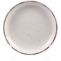 Миниатюра: Тарелка десертная 17,6см керамика,круглая, White Fusion, Daniks, белая