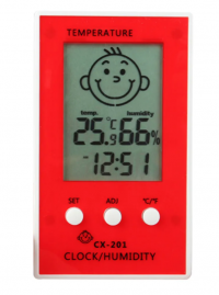 Миниатюра: Термометр+гигрометр СХ-201 ОРБИТА