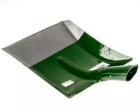 Миниатюра: Лопата совковая (Рельсовая сталь)зеленая без черенка