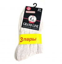 Миниатюра: Комплект мужских носков GRAND LINE (МЛ-15/3), (3 пары), р. 27