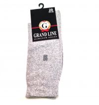 Миниатюра: Носки мужские GRAND LINE (M-132), светло-серый, р. 29