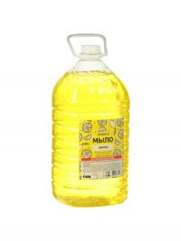 Миниатюра: Мыло жидкое 5л RAIN Лимон антибактериальное / ПЭТ (2шт/кор)