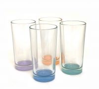 Миниатюра: Стакан/Хайбол 300мл Гладкий цв.дно/24