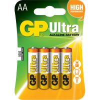 Миниатюра: Батарейка АА GP LR6 ULTRA Alkaline 15AU-CR4 4шт в блистере