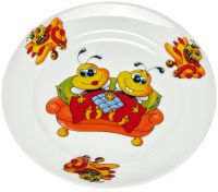 Миниатюра: Тарелка десертная 17см мелкая Пчелы