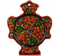 Миниатюра: Тарелка с хохломской росписью Самовар