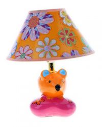 Миниатюра: Лампа настольная Розовый мышонок 24см 220в