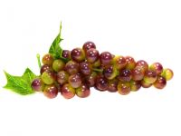 Миниатюра: Бутафория Гроздь винограда 60 ягод зеленая пласт.