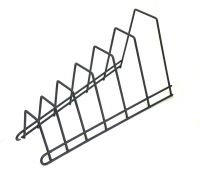 Миниатюра: Подставка д/крышек настольная графит (16*18*34)