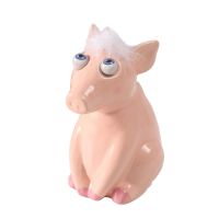 Миниатюра: Копилка д/денег 10*13,5*17 см «Хрюша-пучеглазка», керамика
