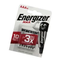 Миниатюра: Батарейка ААА Energizer MAX LR03/286 BL4 4шт в блистере
