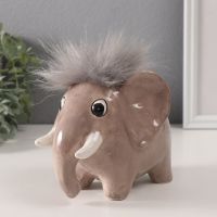 Миниатюра: Копилка д/денег 11.5*14.9*12.1 см «Лохматый мамонтёнок», керамика