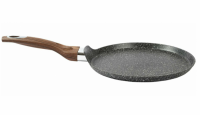 Миниатюра: Сковорода блинная 25см лит. ал., а/п,индукция,серый гранит