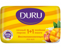 Миниатюра: Мыло DURU 1+1 «Персик-Манго», 80 г