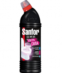 Миниатюра: Чистящее средство 750мл Санфор гель WC Черный