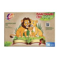 Миниатюра: Пластилин 16цв. ЛУЧ Zoo 29С 1723-08