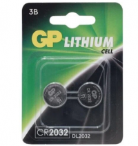 Миниатюра: Батарейка литиевая GP СR2032-С2 BL-2 20/1200