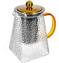 Миниатюра: Чайник заварочный 750мл боросил.термостойкое рельефное стекло Zeidan