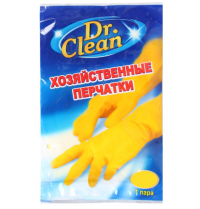 Миниатюра: Перчатки хоз.латексные М Dr.Clean /12