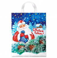 Миниатюра: Пакет петл. ПВД 28*35/55 мкм Добрый дед