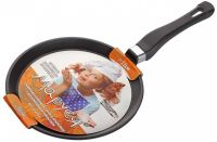 Миниатюра: Сковорода ал. блинная 22см а/п литая Маруся (цвет:черный)