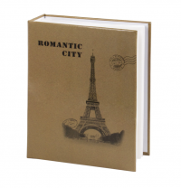 Миниатюра: Фотоальбом на 200 фото 10*15 см.тв.обложка Париж бежевый BRAUBERG