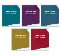 Миниатюра: Тетрадь 96л. (клетка) ЭКСМО My Copybook ТК967967 хромэрзац,5в.