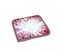 Миниатюра: Прихватка (квадратная) 17*17 стеганная Цветочная нежность