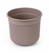 Миниатюра: Горшок-Кашпо д/цветов Сканди 10л с дренажной вставкой какао