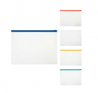 Миниатюра: Папка на молнии А4 Expert Complete Classic EC21121200 Zip,асс.,прозр.,полипропил.,факт.песок,120мк