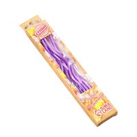 Миниатюра: Свечи д/торта витые Серпантин 6 шт, коктейльные,фиолетовые