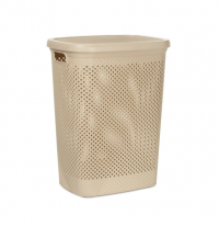 Миниатюра: Корзина д/белья 38л DIAMOND латте