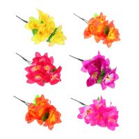 Миниатюра: Букет искусственных цветов двухцветных, 6 цветов