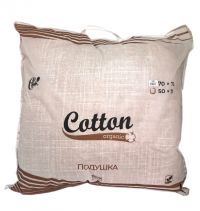 Миниатюра: Подушка Cotton organic 70*70см двухкамерная,хлопок 100%,иск.лебяжий пух