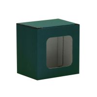 Миниатюра: Коробка подарочная 12*9,5*12 см п/кружку с окном