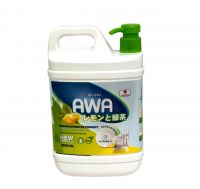 Миниатюра: Средство д/мытья посуды 1,5л AKINAWA Лимон и Зеленый чай /8