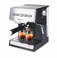 Миниатюра: Кофеварка эл. 1000Вт рожковая 1,6л 20 бар,эспрессо и капучино,эл.управл.
