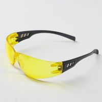 Миниатюра: Очки защитные тип Классик открытого типа Желтые с черной дужкой