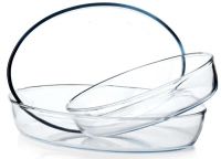 Миниатюра: Набор форм д/запекания 3пр. жаропрочное стекло (1,55л;2,36л;3,2л)Borcam