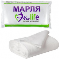 Миниатюра: Марля медицинская отбеленная NEW LIFE отрез 3 м, плотность 36 (+2) г/м2