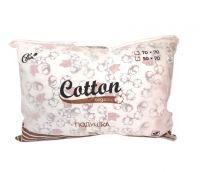 Миниатюра: Подушка Cotton organic 50*70см двухкамерная,хлопок 100%,иск.лебяжий пух