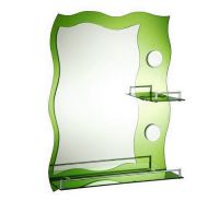 Миниатюра: Зеркало настенное Potato с полками 60*45 P760-3 (зеленый)