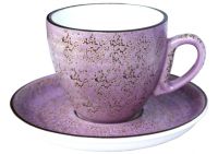 Миниатюра: Чайная пара 190мл цвет лавандовый Wilmax