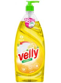 Миниатюра: Средство д/мытья посуды 1л Velly лимон