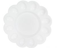 Миниатюра: Тарелка д/яиц d-23,6см снежно белый