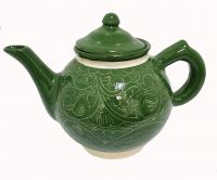 Миниатюра: Чайник заварочный 1л керамика Зеленый Карандаш РИШТАН