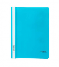 Миниатюра: Скоросшиватель пластиковый А4 Expert Complete Premier 214186 140/180мкм,голубой текст.волокно