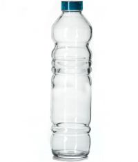 Миниатюра: Бутылка 1100мл стекл. с пласт. кр. ВИТА (бирюзовая крышка)