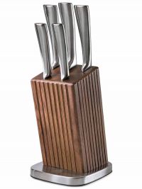 Миниатюра: Набор ножей 6пр. TalleR TR-2077 Хертфорд,нерж. на дерев. подставке