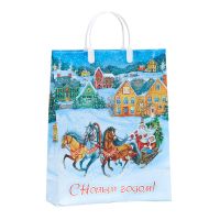 Миниатюра: Пакет мягкий пластик, лам Пора чудес 30х40